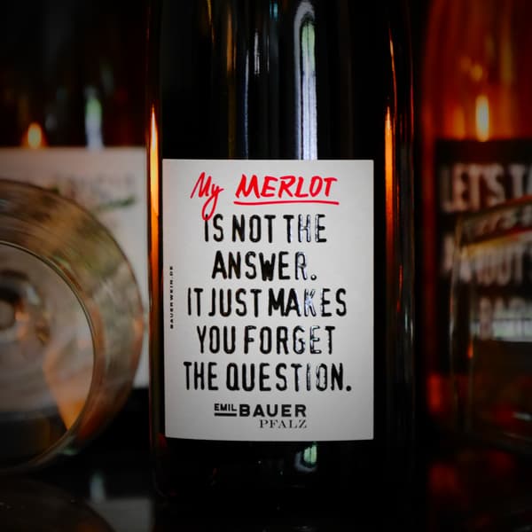 Merlot Wein von Emil Bauer